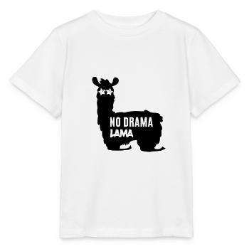 Lama - Lama / NO DRAMA LAMA - T-shirt bio MINI CREATOR Stanley/Stella Enfant - blanc - Devant - Maike (125cm)