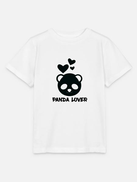Panda - Panda Lover - Stanley/Stella Kinder T-Shirt MINI CREATOR - Weiß