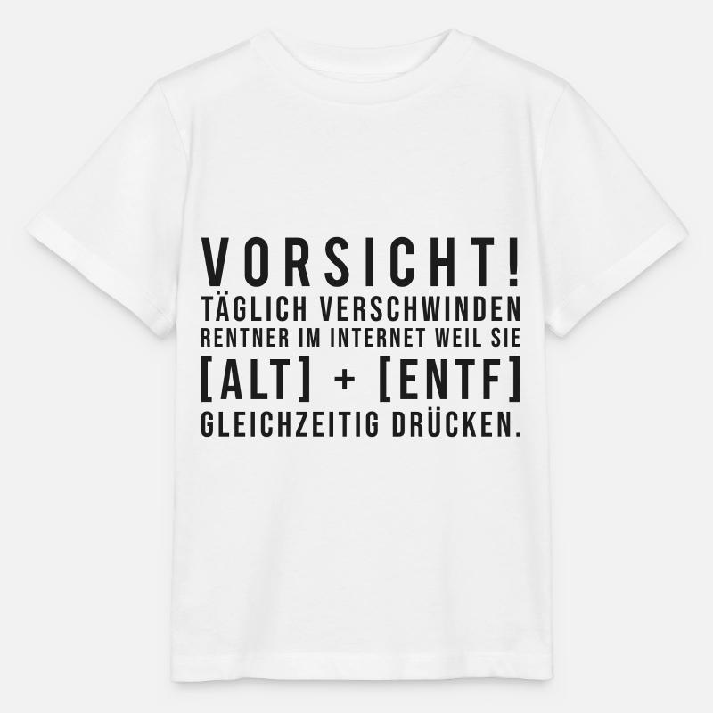 Rentner verschwinden im Internet - Stanley/Stella Kinder T-Shirt MINI CREATOR  - Weiß