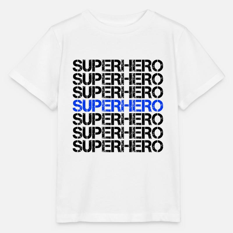 Super-héros super-héros - T-shirt bio MINI CREATOR Stanley/Stella Enfant - blanc