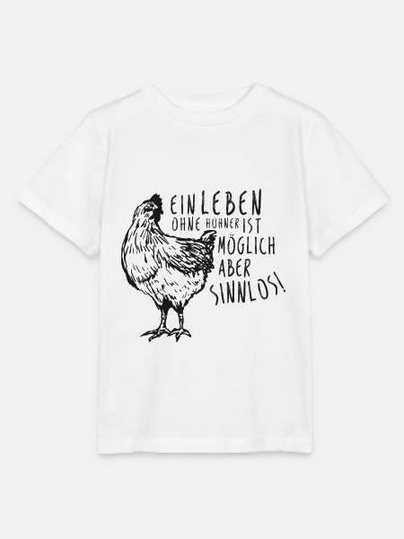 Hühner Huhn Leben Bauernhof Landwirtschaft - Stanley/Stella Kinder T-Shirt MINI CREATOR  - Weiß