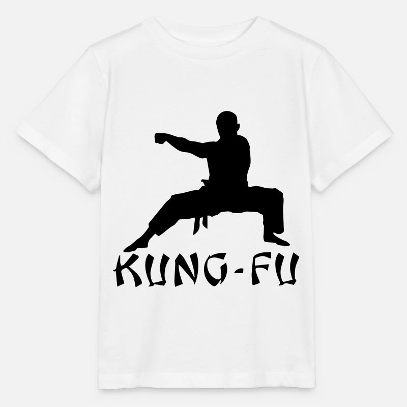kung fu geschenkshirt - Stanley/Stella Kinder T-Shirt MINI CREATOR  - Weiß