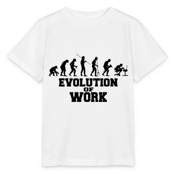Evolution du cadeau de travail - T-shirt bio MINI CREATOR Stanley/Stella Enfant - blanc - Devant - Maike (125cm)