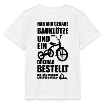 Lustige Sprüche Kindheit Optimismus Geschenkidee - Stanley/Stella Kinder T-Shirt MINI CREATOR  - Weiß - Vorne - Maike (125cm)