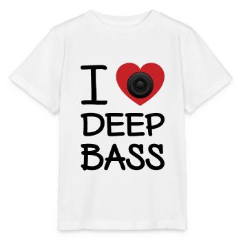 J'ADORE LA BASSE PROFONDE - T-shirt bio MINI CREATOR Stanley/Stella Enfant - blanc - Devant - Maike (125cm)