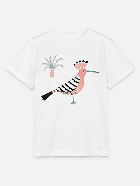 Wiedehopf - Stanley/Stella Kinder T-Shirt MINI CREATOR - Weiß