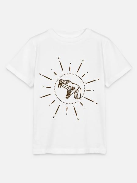 Schlange - Snake - Stanley/Stella Kinder T-Shirt MINI CREATOR - Weiß