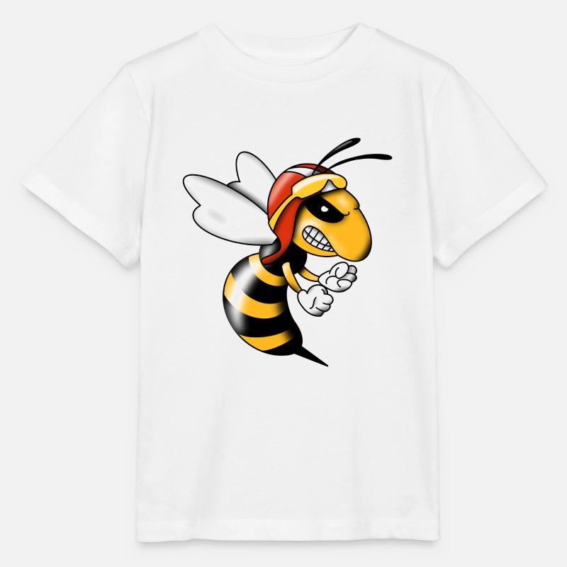 Cool wasp - Stanley/Stella MINI CREATOR Kids’ T-Shirt - white
