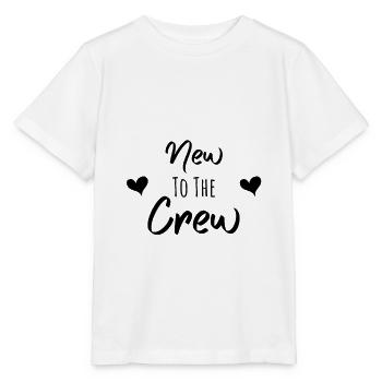 New to the crew - Stanley/Stella Kinder T-Shirt MINI CREATOR  - Weiß - Vorne - Maike (125cm)
