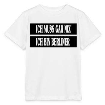 Berliner Deutschland Hauptstadt - Stanley/Stella Kinder T-Shirt MINI CREATOR  - Weiß - Vorne - Maike (125cm)