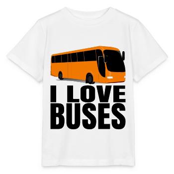 Bus Busfahrer Geburtstag Geschenkidee Herren - Stanley/Stella Kinder T-Shirt MINI CREATOR  - Weiß - Vorne - Maike (125cm)