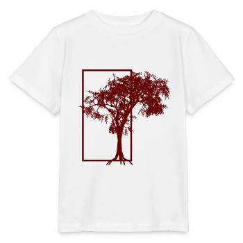 arbre - T-shirt bio MINI CREATOR Stanley/Stella Enfant - blanc - Devant - Maike (125cm)