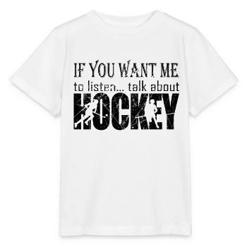 Hockey hockey hockey de terrain cadeau de hockey en champ - T-shirt bio MINI CREATOR Stanley/Stella Enfant - blanc - Devant - Maike (125cm)