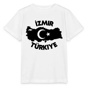 Izmir Türkiye Turquie Turcs Cadeau Turc - T-shirt bio MINI CREATOR Stanley/Stella Enfant - blanc - Devant - Maike (125cm)