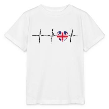Herzschlag royaume-uni Royaume-Uni Cadeau - T-shirt bio MINI CREATOR Stanley/Stella Enfant - blanc - Devant - Maike (125cm)