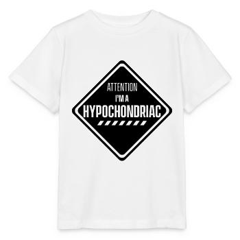 Achtung Ich bin ein Hypochonder Angst Hypochondrie - Stanley/Stella Kinder T-Shirt MINI CREATOR  - Weiß - Vorne - Maike (125cm)