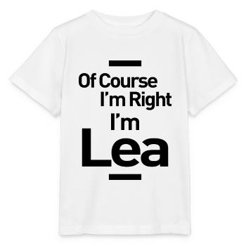 Lea Personalized Name Birthday Gift - Stanley/Stella MINI CREATOR Kids’ T-Shirt - white - Front - Maike (125cm)