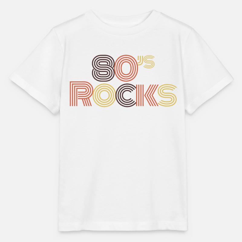 80s - Stanley/Stella MINI CREATOR Kids’ T-Shirt - white