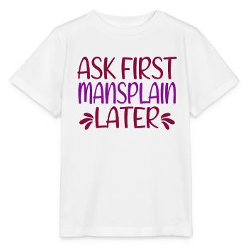 Cadeau féministe féministe féministe - T-shirt bio MINI CREATOR Stanley/Stella Enfant - blanc - Devant - Maike (125cm)