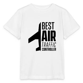 Meilleur contrôleur aérien Job Contrôleur aérien Contrôleur aérien - T-shirt bio MINI CREATOR Stanley/Stella Enfant - blanc - Devant - Maike (125cm)