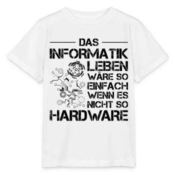 Lustiges Informatiker Informatik Hardware Nerd IT - Stanley/Stella Kinder T-Shirt MINI CREATOR  - Weiß - Vorne - Maike (125cm)