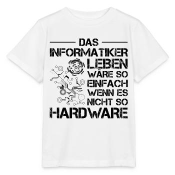 Lustiges Informatiker Informatik Hardware Nerd IT - Stanley/Stella Kinder T-Shirt MINI CREATOR  - Weiß - Vorne - Maike (125cm)