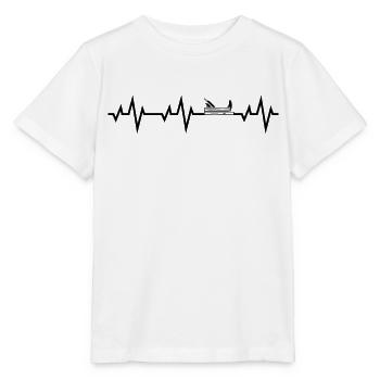 Charpentier charpentier raboteuse battement de coeur - T-shirt bio MINI CREATOR Stanley/Stella Enfant - blanc - Devant - Maike (125cm)