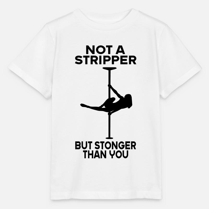 Pole dance pole dance gift - Stanley/Stella MINI CREATOR Kids’ T-Shirt - white