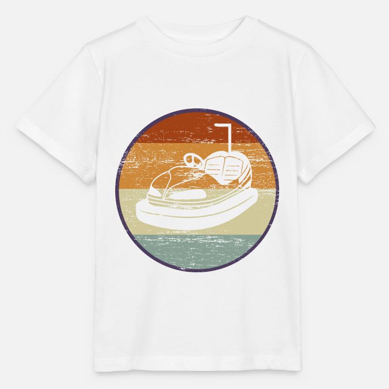 Autoscooter Retro Kirmes 90er Geschenk - Stanley/Stella Kinder T-Shirt MINI CREATOR  - Weiß