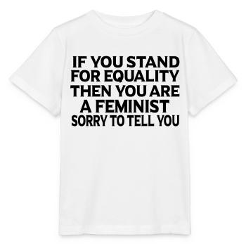 Cadeau féministe féministe féministe - T-shirt bio MINI CREATOR Stanley/Stella Enfant - blanc - Devant - Maike (125cm)