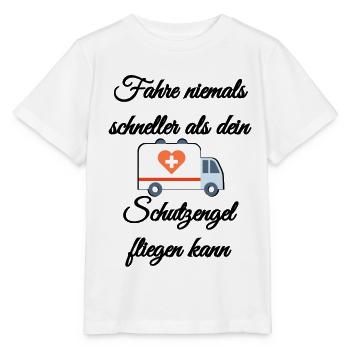 Rettungsdienst Arbeit Rettungssanitäter Sanitäter - Stanley/Stella Kinder T-Shirt MINI CREATOR  - Weiß - Vorne - Maike (125cm)