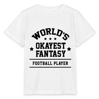 World's Okayest Fantasy - Football Gift Sports - T-shirt bio MINI CREATOR Stanley/Stella Enfant - blanc - Devant - Maike (125cm)