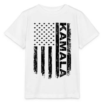 Kamala Harris America Flag Kamala Gift - T-shirt bio MINI CREATOR Stanley/Stella Enfant - blanc - Devant - Maike (125cm)