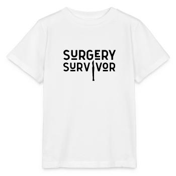 Chirurgie patient survivant Chirurgien OP - T-shirt bio MINI CREATOR Stanley/Stella Enfant - blanc - Devant - Maike (125cm)