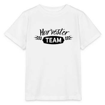 Combine harvester team agricultural machine driver combine harvesters - Stanley/Stella MINI CREATOR Kids’ T-Shirt - white - Front - Maike (125cm)