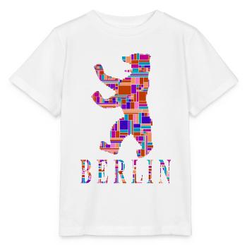 Berlin T-Shirt - Berlin Bär Shirt - I Love - T-shirt bio MINI CREATOR Stanley/Stella Enfant - blanc - Devant - Maike (125cm)