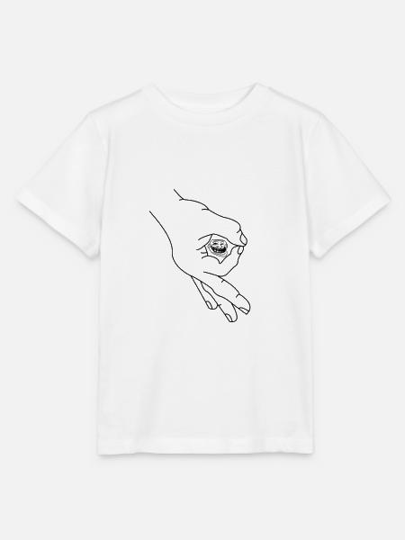 Reingeschaut Reingeguckt Retro Meme - Stanley/Stella Kinder T-Shirt MINI CREATOR - Weiß