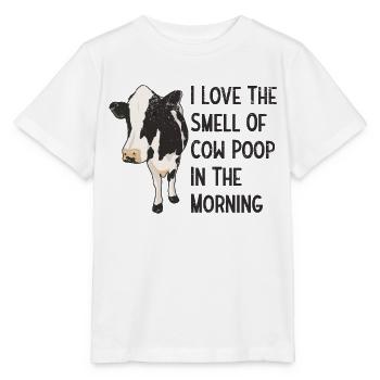 Cow pasture farmer cow dairy cow farmer cowshed - Stanley/Stella MINI CREATOR Kids’ T-Shirt - white - Front - Maike (125cm)
