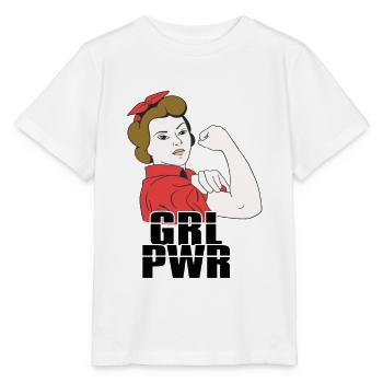 Féministe Féminisme émancipation cadeau - T-shirt bio MINI CREATOR Stanley/Stella Enfant - blanc - Devant - Maike (125cm)