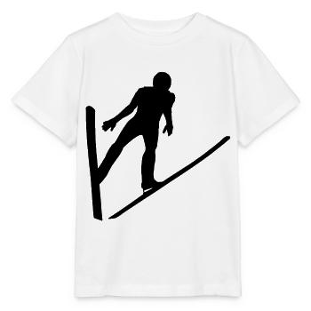 Ski jumping ski jumping ski jumper ski jumping Wint - Stanley/Stella MINI CREATOR Kids’ T-Shirt - white - Front - Maike (125cm)