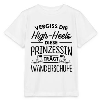 Vergiss Die High-Heels Diese Prinzessin Trägt Wan - Stanley/Stella Kinder T-Shirt MINI CREATOR  - Weiß - Vorne - Maike (125cm)
