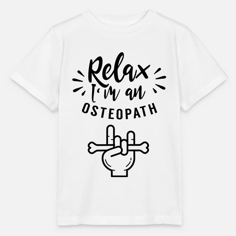 Entspann Dich Ich Bin Ein Osteopath Osteopathie - Stanley/Stella Kinder T-Shirt MINI CREATOR  - Weiß