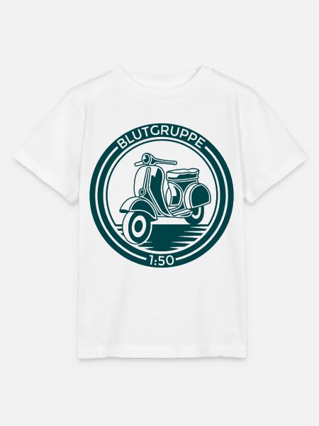 Zweitakter Roller Geschenk Gemisch - Stanley/Stella Kinder T-Shirt MINI CREATOR - Weiß