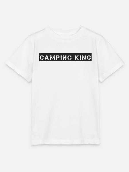 Camping - Camping King - Stanley/Stella Kinder T-Shirt MINI CREATOR - Weiß