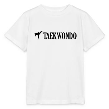 Taekwondo Kampfsport - Stanley/Stella Kinder T-Shirt MINI CREATOR  - Weiß - Vorne - Maike (125cm)