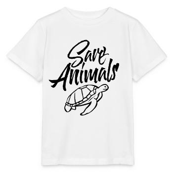 Animals Save Animal Welfare Animal Rights Activists Animal Shelter - Stanley/Stella MINI CREATOR Kids’ T-Shirt - white - Front - Maike (125cm)