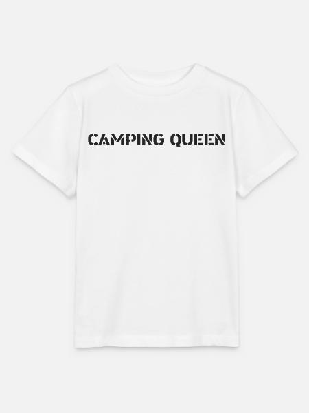Camping - Camping Queen - Stanley/Stella Kinder T-Shirt MINI CREATOR - Weiß