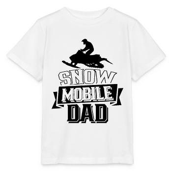 Snowmobile Papa Snowmobile Snowmobile - Stanley/Stella MINI CREATOR Kids’ T-Shirt - white - Front - Maike (125cm)