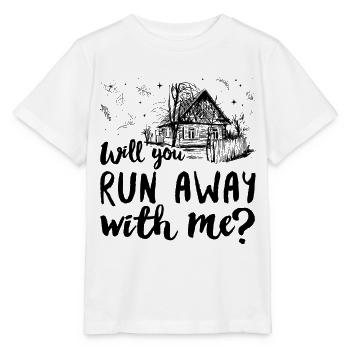 Cottagecore Aesthetic Run Away Cottage Core - Stanley/Stella MINI CREATOR Kids’ T-Shirt - white - Front - Maike (125cm)