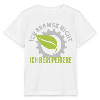 E Auto E Mobilität Elektroauto Spruch - Stanley/Stella Kinder T-Shirt MINI CREATOR  - Weiß - Vorne - Maike (125cm)